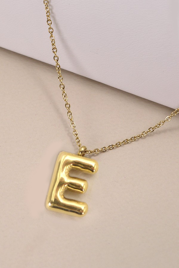 Bubble Up Initial Necklace