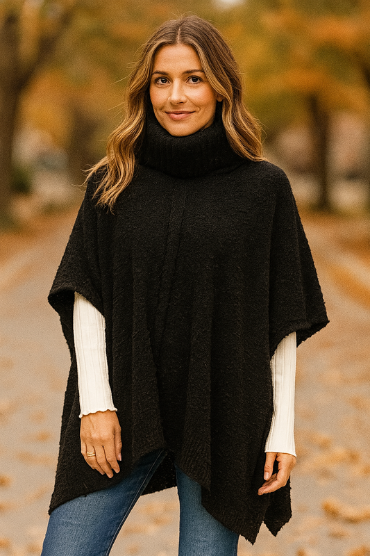 Knit Me Up Turtleneck Pullover