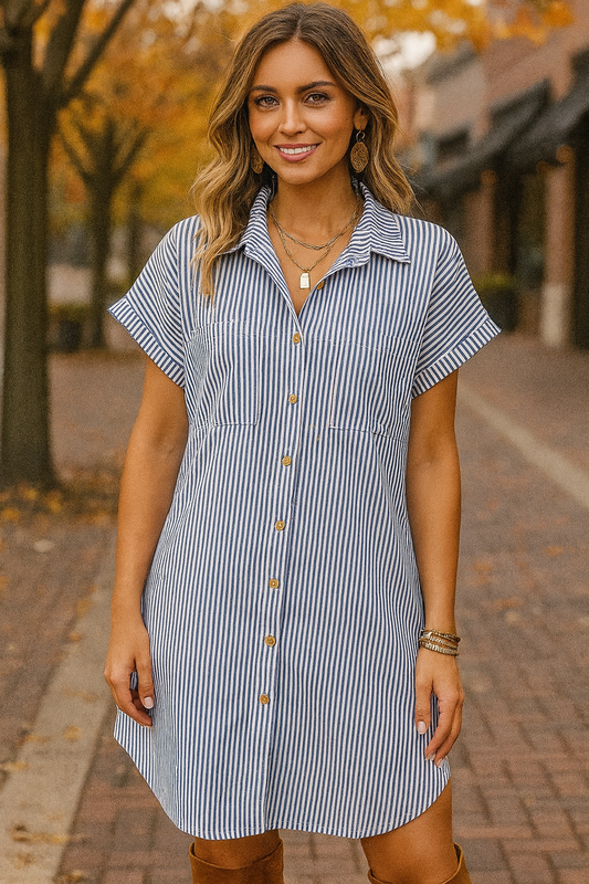 Coastal Stripe Dress