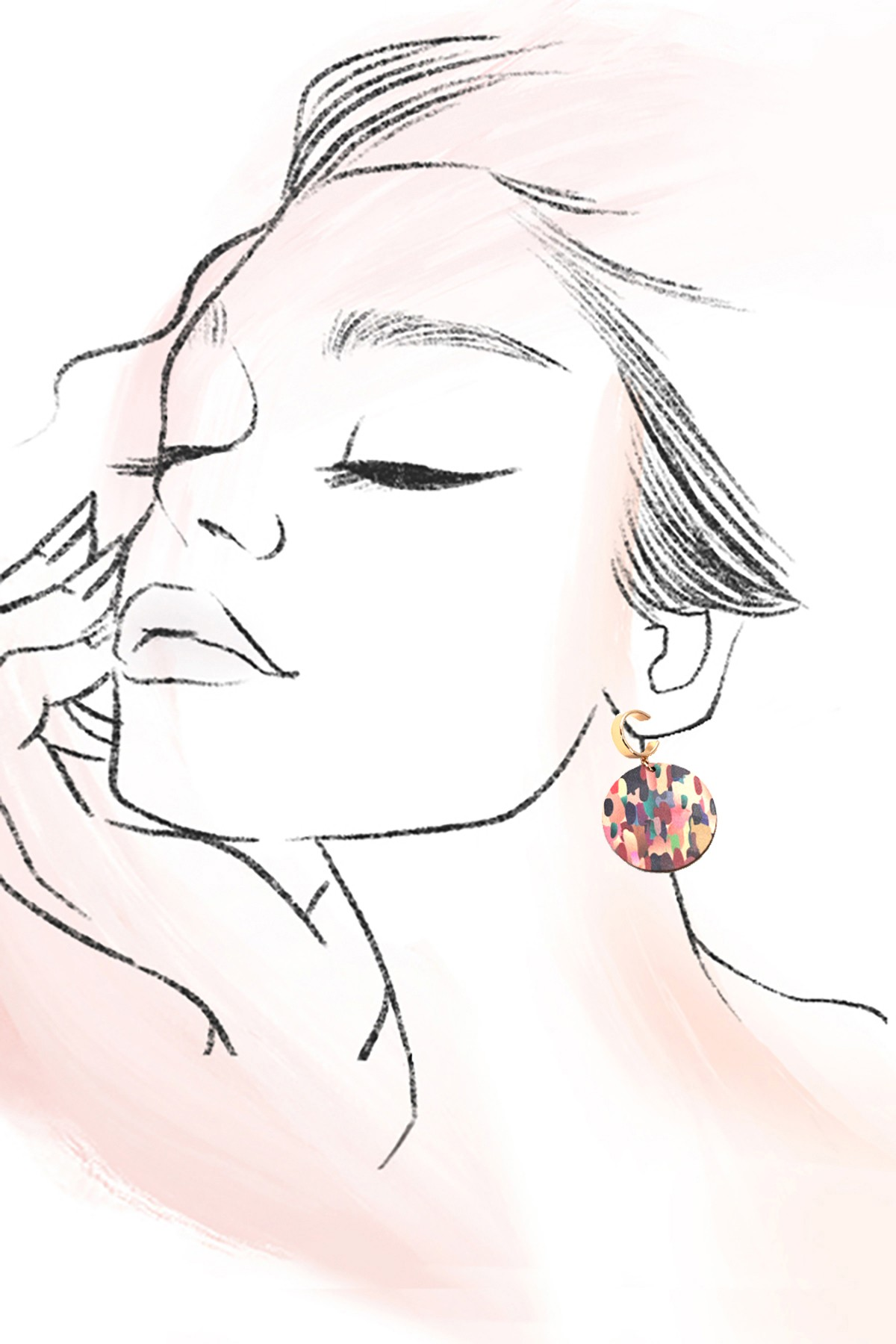 Confetti Drop Earrings