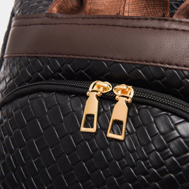 Convertible Backpack - Black & Latte