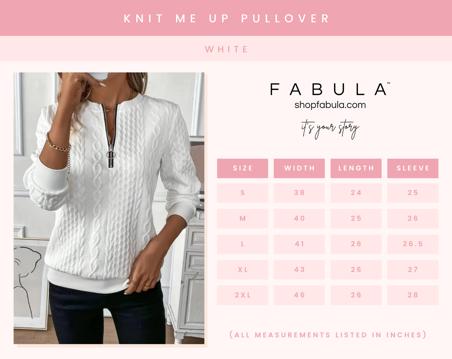 Knit Me Up Pullover