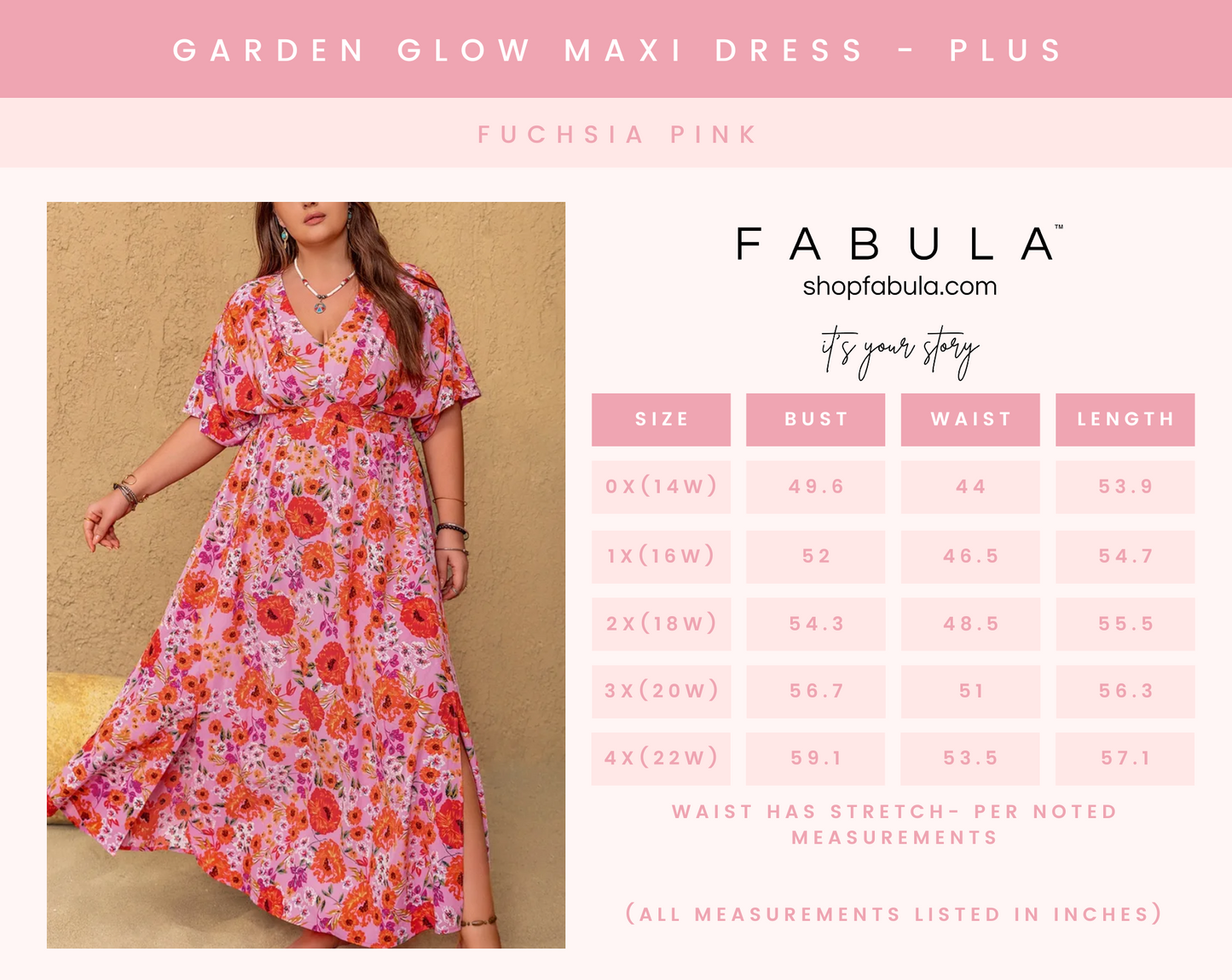 Garden Glow Maxi Dress - Plus