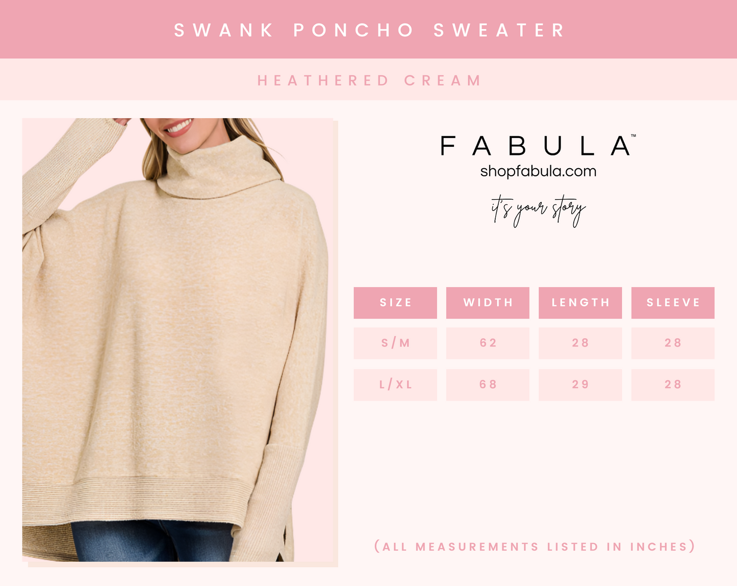 Swank Poncho Sweater