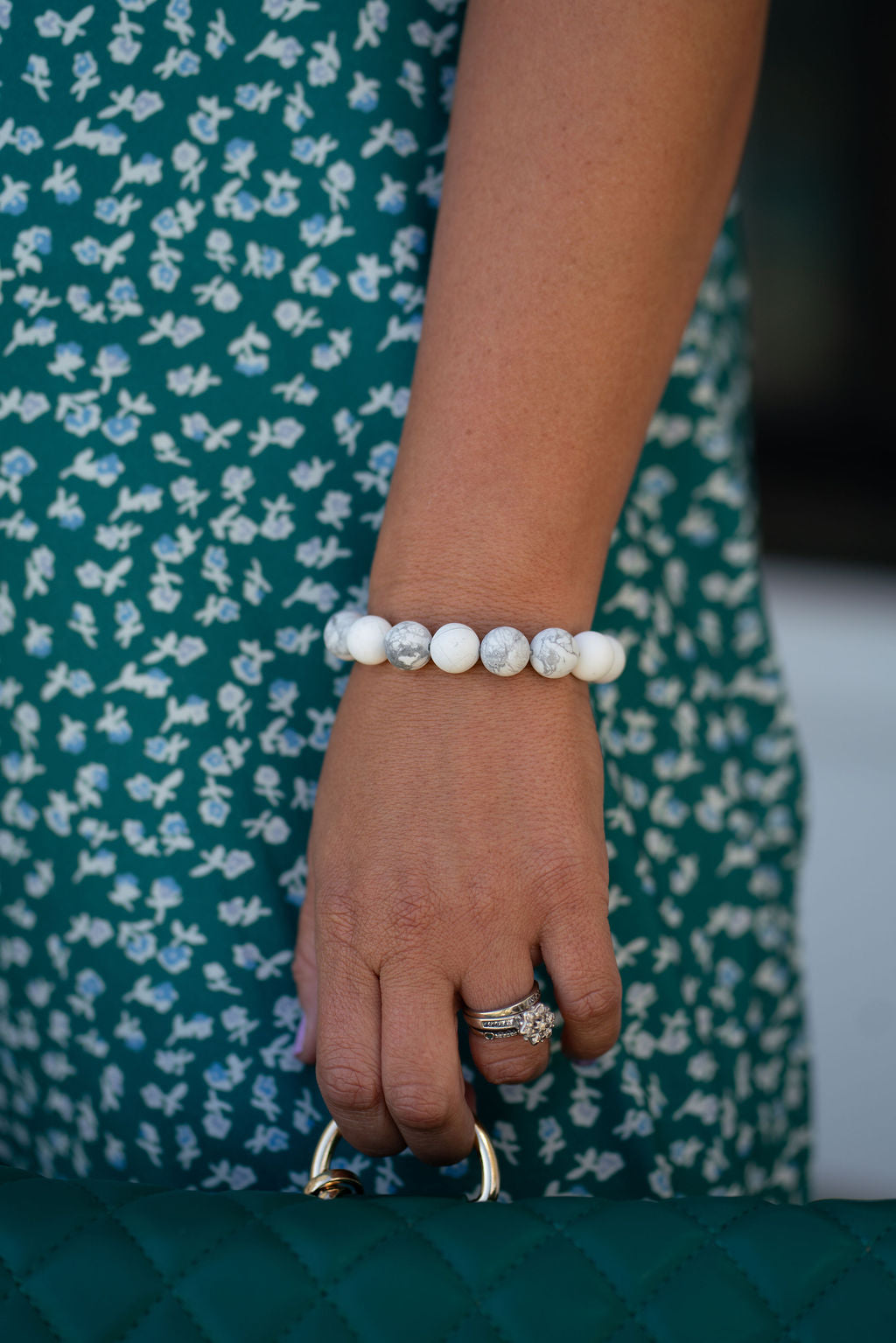 Styled & Stacked Stone Bracelets