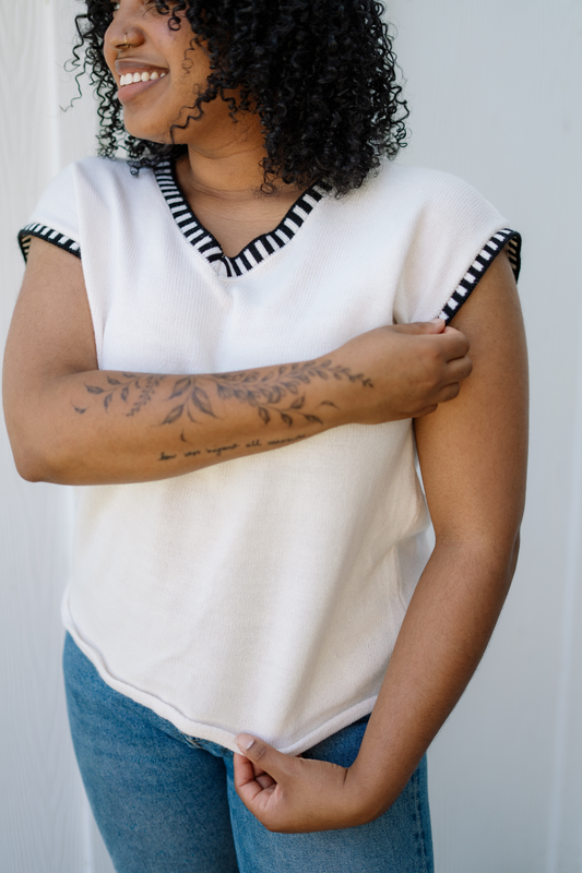 Cutting Edge Knit Top