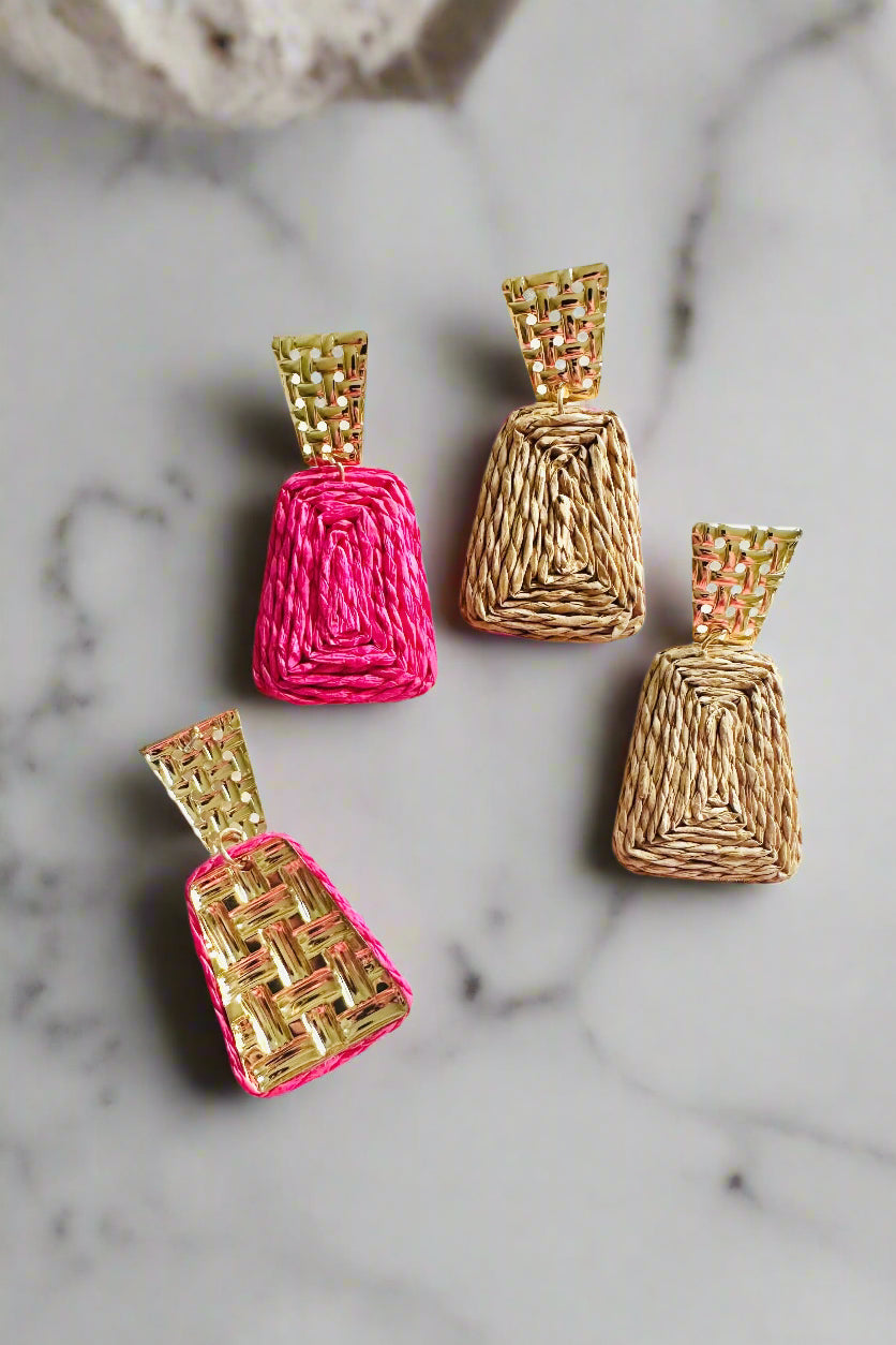 Golden Hour Weave Earrings