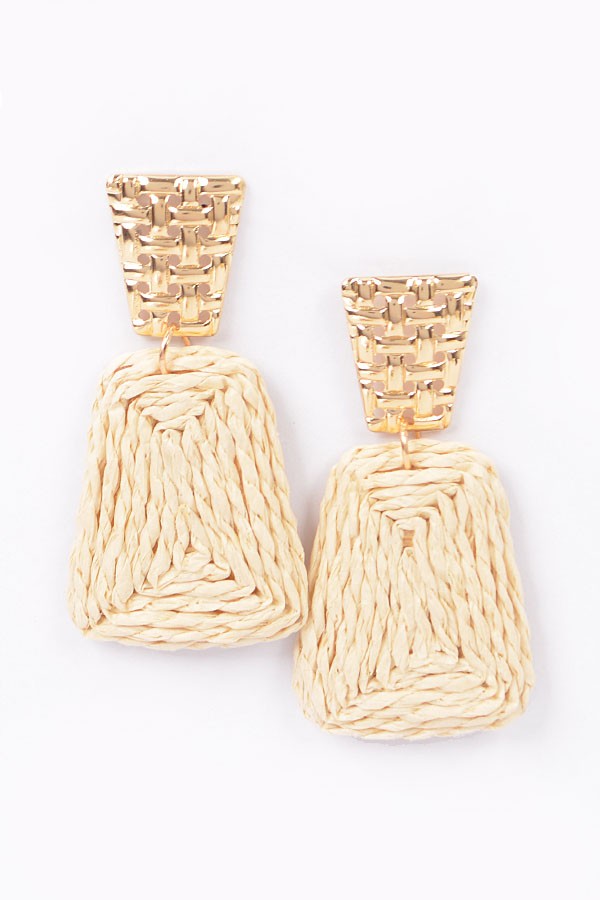 Golden Hour Weave Earrings
