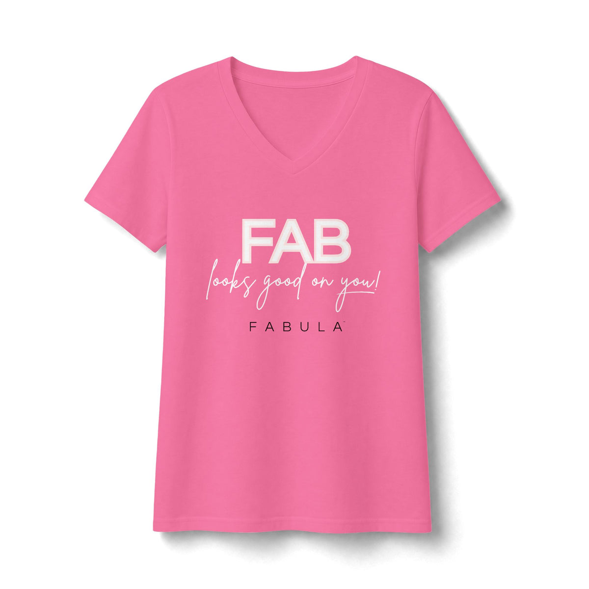 FAB Looks Good On You V-Neck Tee