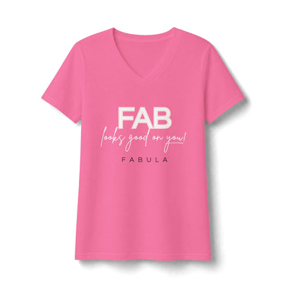 FAB Looks Good On You V-Neck Tee