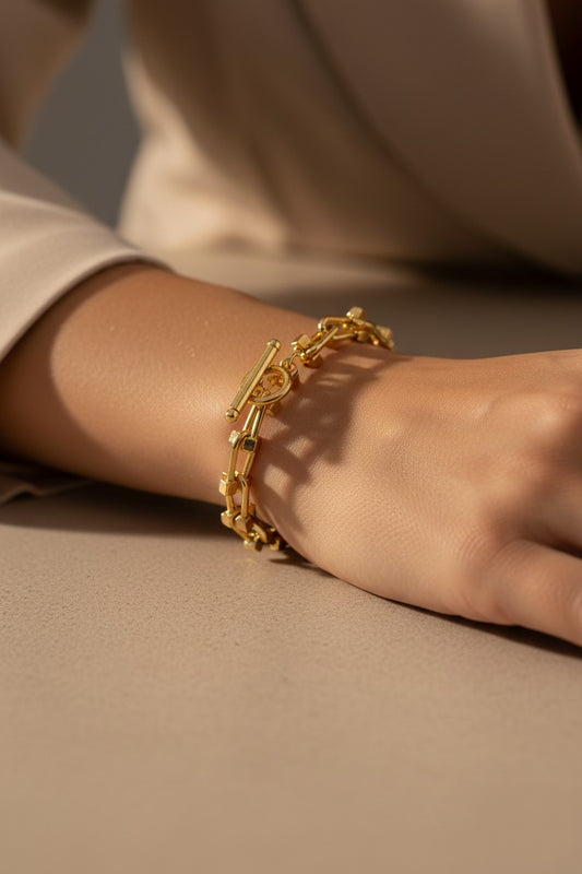 Gold Standard Link Bracelet