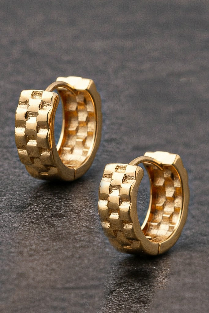 Watch Me Huggie Earrings