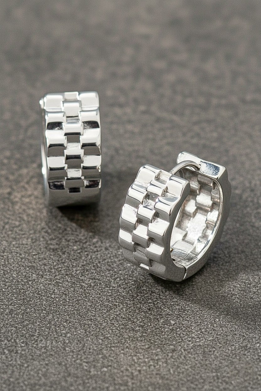 Watch Me Huggie Earrings