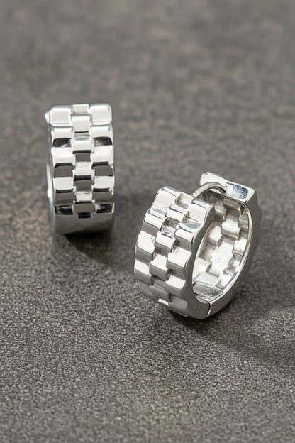 Watch Me Huggie Earrings