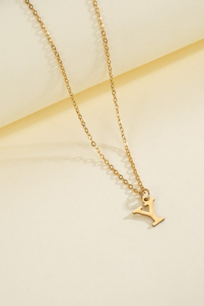My Story Initial Necklace