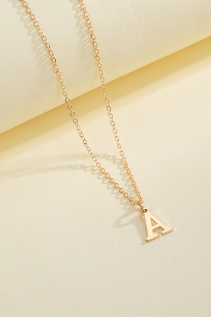 My Story Initial Necklace