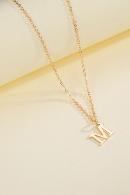 My Story Initial Necklace
