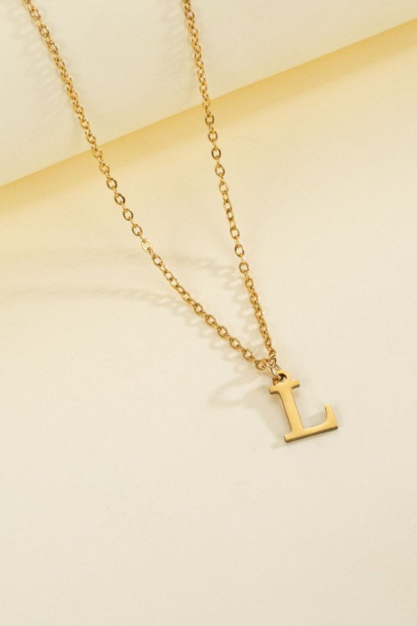 My Story Initial Necklace