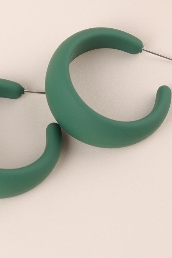 Color Play Hoop Earrings