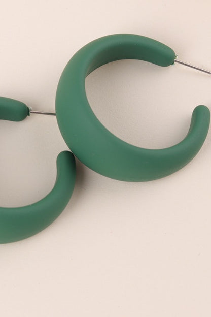 Color Play Hoop Earrings