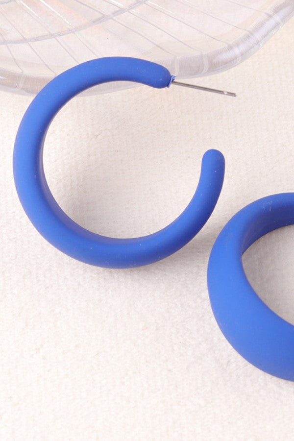 Color Play Hoop Earrings