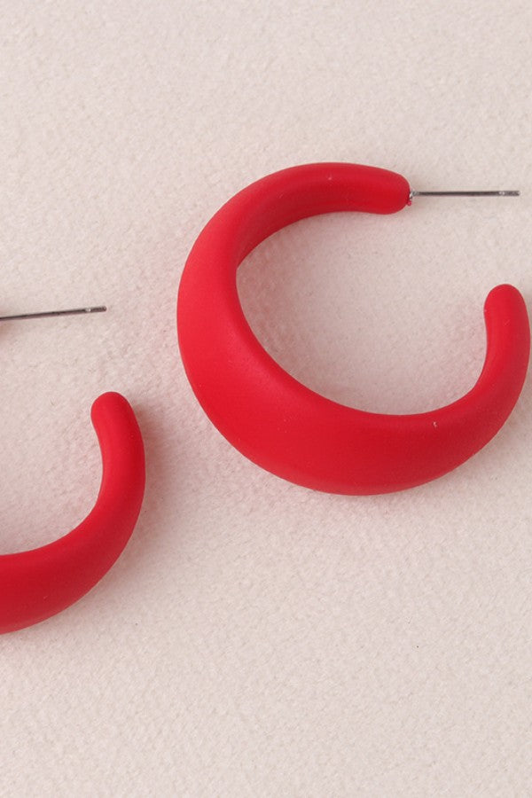 Color Play Hoop Earrings