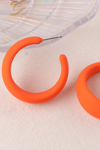 Color Play Hoop Earrings