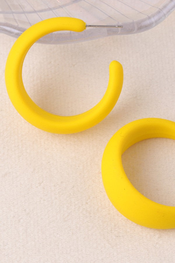 Color Play Hoop Earrings