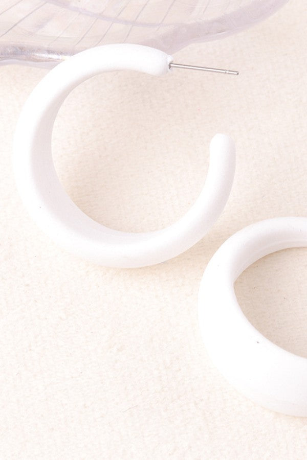 Color Play Hoop Earrings