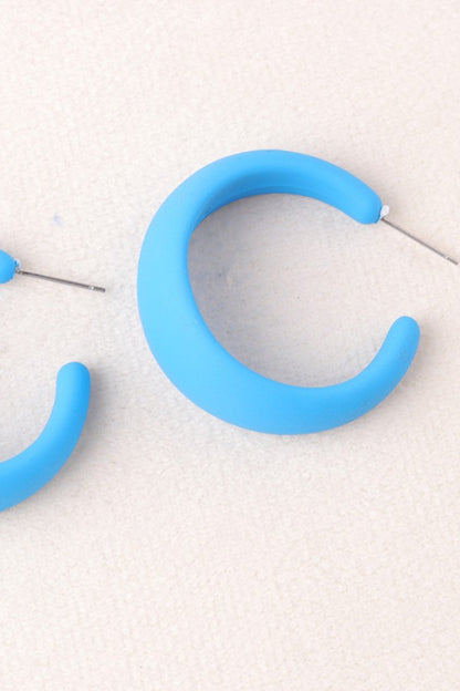 Color Play Hoop Earrings