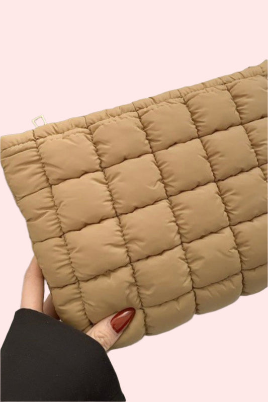 Bougie Puff Pouch - Taupe