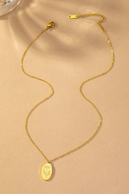 The Month She Bloomed Necklace