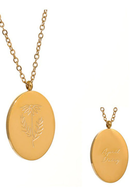 The Month She Bloomed Necklace