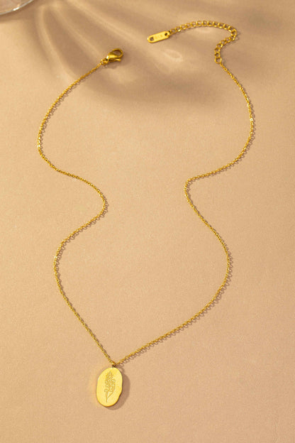 The Month She Bloomed Necklace