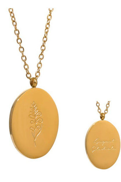The Month She Bloomed Necklace