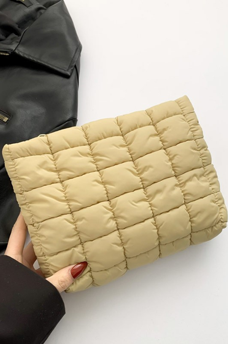 Bougie Puff Pouch - Beige