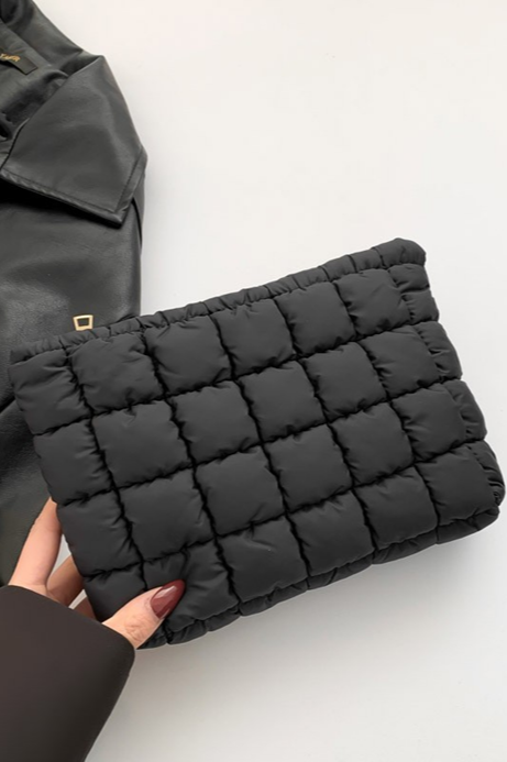 Bougie Puff Pouch - Black