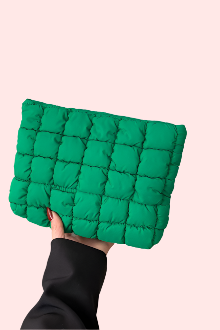 Bougie Puff Pouch - Emerald