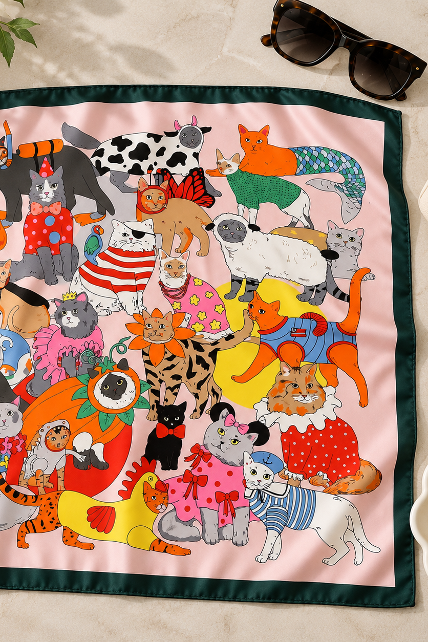 Purrsonality Cat Scarf