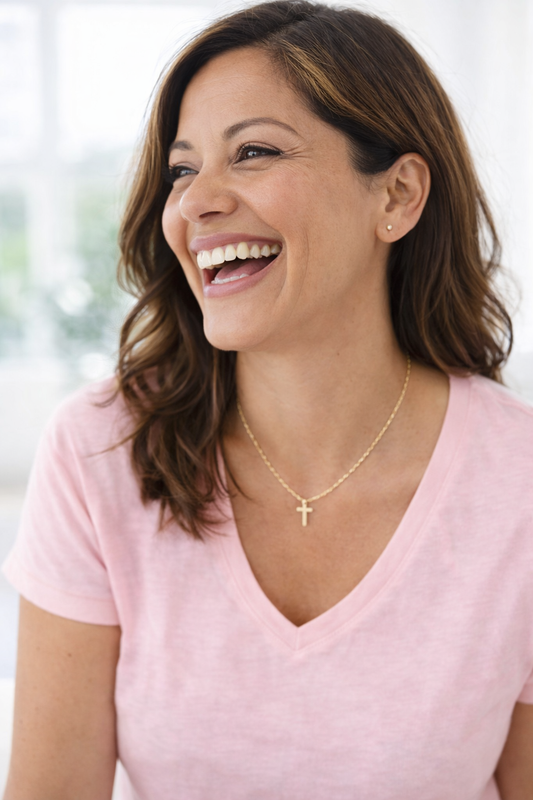 Light The Way Cross Necklace