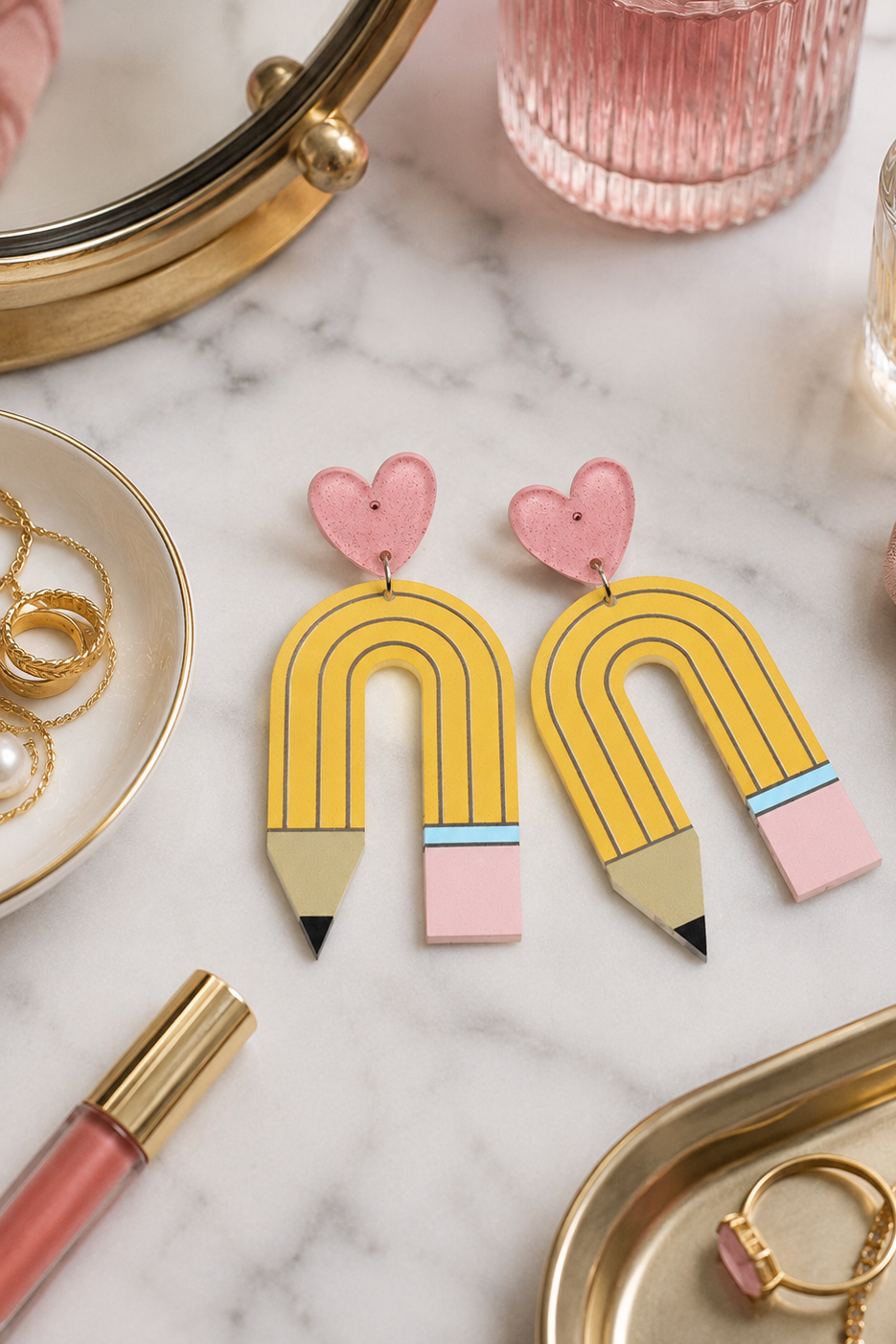 Pencil Me In Earrings