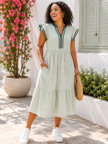 Twirl Me Maybe Midi Dress
