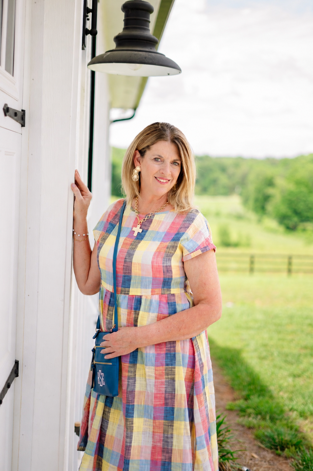 Plaid About You Midi Dress