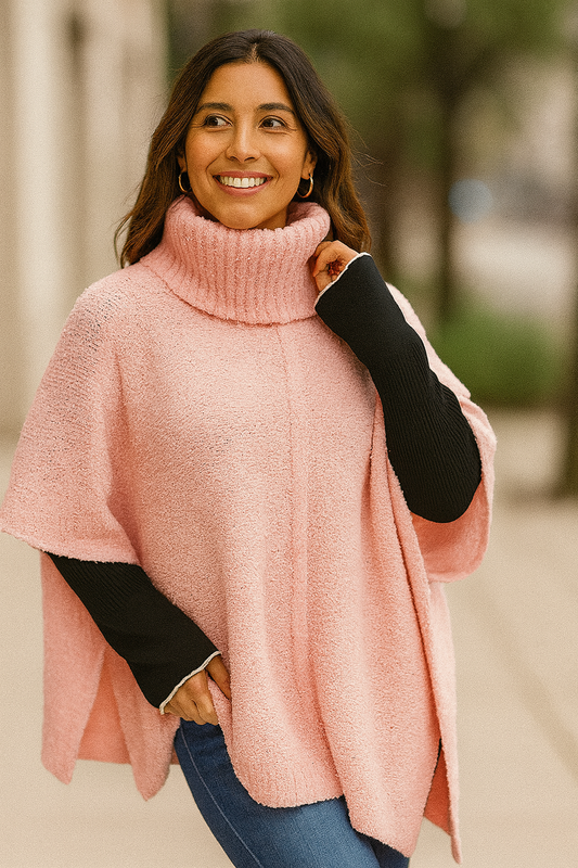 Knit Me Up Turtleneck Pullover