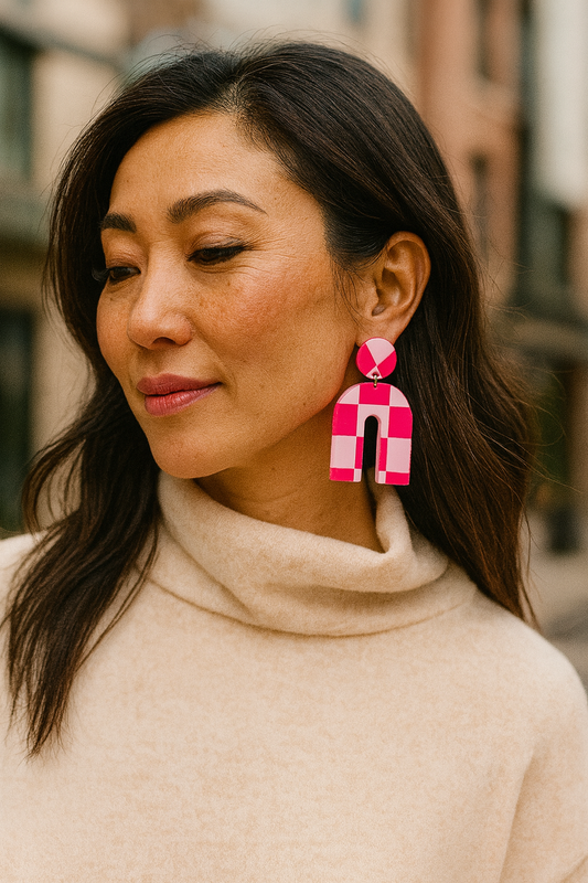 Check Mate Earrings