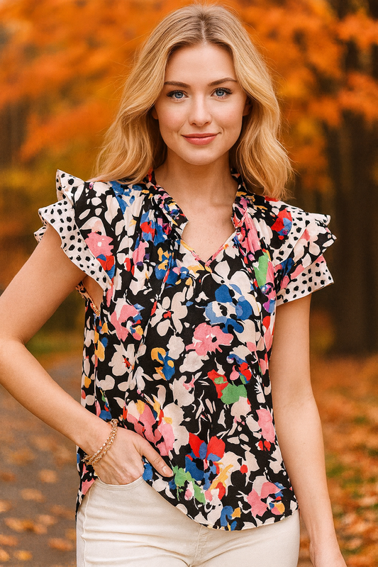 All Ruffled Up Top