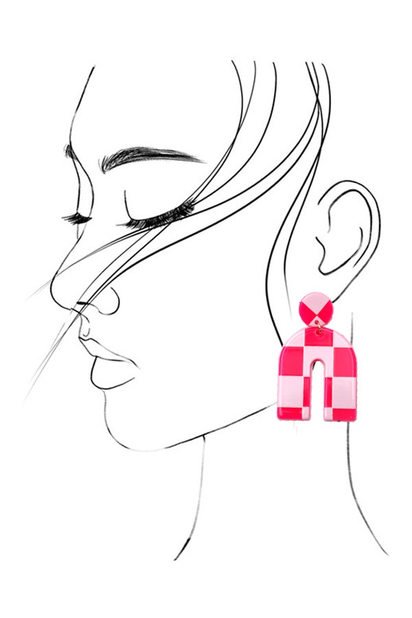 Check Mate Earrings