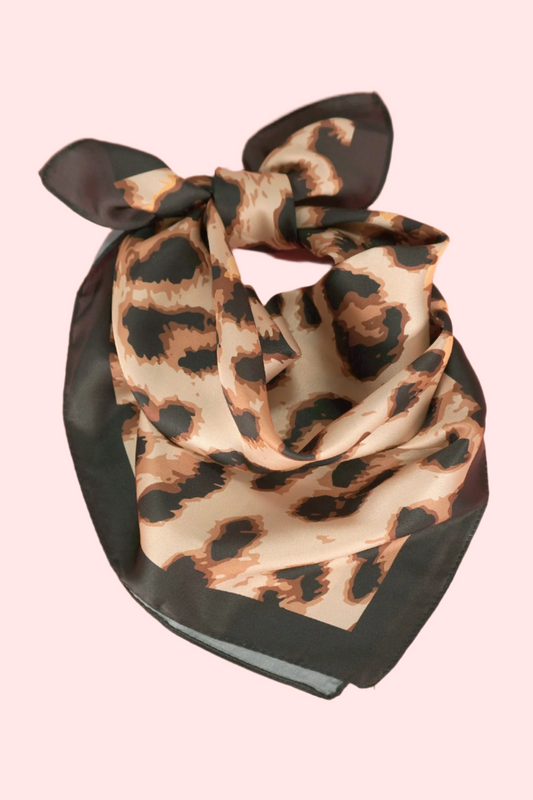 Cheetah Charm Bandana Scarf