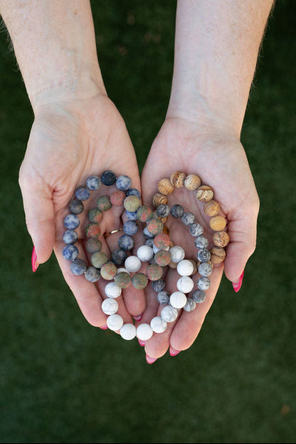 Styled & Stacked Stone Bracelets