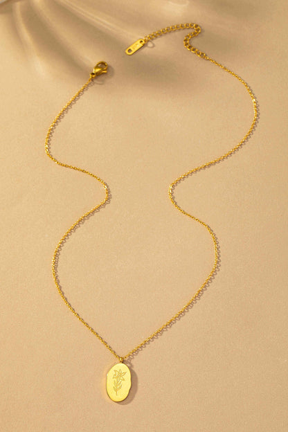 The Month She Bloomed Necklace